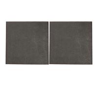 chenpaif Plaque de Graphite, 2 pièces Feuille de Graphite à Haute teneur en Carbone Pur 100 × 100 × 2mm Plaque d'électrode Panneau d'anode Moule Bricolage Utilisation