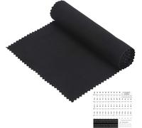 ChenQuanSarl-1 Pcs Housse De Clavier Piano Protection Anti-Poussière Piano De 76/88 Touches Noir Protège Protège Claviers De Piano(125 X 15Cm) Avec 1 Pcs Transparent Autocollant Note De Piano