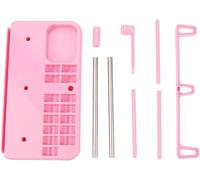 Chenquansarl-1 Pièces Domestique 3 Cônes Porte Fil À Broder Support De Bobine Rose Couture Pour Accessoires De Machine