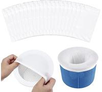 ChenQuanSarl-10Pcs Chaussette Skimmer Piscine,Chaussettes Filtre Piscine Prefiltre Skimmer De Surface Intex,Nettoyage Et Accessoires Pour Filet Piscine,Balle Filtrante Floculant Panier Net Skim Flott
