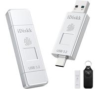 ChenQuanSarl-128Gb Ssd Usb-C Avec Empreinte Digitale, 500Mb/S, Cryptage Pour Iphone 15, Ipad, Macbook, Android Et Pc