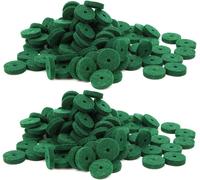 ChenQuanSarl-180 Pièces Vert Pure Laine Piano Clavier Feutre Pad Rond Instrument De Musique Accessoire Piano Accessoires