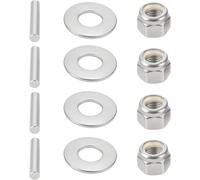 ChenQuanSarl-2 Ensembles Kit Écrous De Goupille De Cisaillement Hélice Avec Rondelles Pièce De Rechange 1865019 Compatible Avec Minn Kota Le Moteur De Pêche À La Traîne Mkp-33 Mkp-38