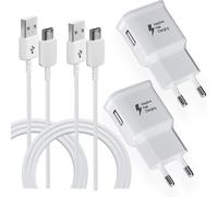 ChenQuanSarl-2-Pack Chargeur Usb Avec Cable Usb C Compatible Avec Samsung Galaxy A13, S10,S9,S8 Plus, A51, A52, A53, A33,A40, A30,A23,M14, S21,S20,Z Flip3,Z Fold3, Chargeur Rapide D'Origine De Rempla