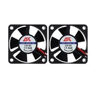ChenQuanSarl-2 Pièces 3D Imprimante Ventilateur De Refroidissement Extrudeuse Accessoire 3010 30 X 30 X 10 Mm Dc 2 Pin Connecteur 12V Portant Silencieux Sans Radiateur Refroidisseur Ventilateur, Noir