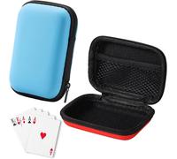 ChenQuanSarl-2 Pièces Boîte De Rangement De Protection Pour Cartes, Sac Pour Casque De Câble De Données, Boîte De Rangement De Jeu De Cartes À Jouer, Pour Cartes À Jouer De Taille Standard