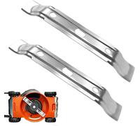 ChenQuanSarl-2 Pièces Lame Pour Robot Tondeuse, Lames De Rechange Lame Mulching Pour Tondeuses Lames Robot Tondeuse Compatiblem, Remplace Origine S'Applique À Robots Tondeuses (Silber)