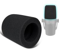 ChenQuanSarl-2 Pieces Microphones Pop Filter Pour Shure Mv7/Mv7X, Protecteur Microphone Mousse Couvre Pare-Br