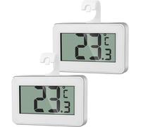 ChenQuanSarl-2 Thermomètre Numérique Mini, Thermometre Congélateur, Thermometre Frigo Digital