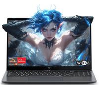 ChenQuanSarl-2025 Ordinateur Portable Gaming 15,6"" Avec Ryzen 5 7430U (4,3Ghz, Battu Par I7-11800H) Pc Portable Gamer, 16Go Ram Ddr4X2 + 512Go M.2 Ssd,Bt5.0,Usb3.2,Hdmi,Type-C, Batterie 54,7 Wh, Wifi