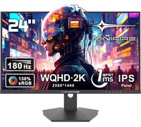 ChenQuanSarl-24"" Ecran Pc Gaming, 180 Hz, 1Ms, Qhd 2560 X 1440, 130% Srgb, Adpitive Sync, Inclinaison Réglable, 178° Angle Vue, Prend En Charge Hdmi2.0/Dp1.2 - Mfg24X5Q