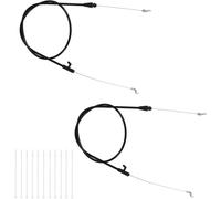 ChenQuanSarl-2Pcs 946-04661A Câble De Commande Pour Tondeuse À Gazon Autotractée 53Cm Troy Bilt Tb110 Tb230 Mtd Yard Machine, 746-04661A Remplacement De Câble DAccélérateur