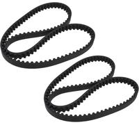 ChenQuanSarl-2X Courroie D'Entraînement De Tondeuse À Gazon Htd856-8M-12 Compatible Avec Stiga 105 Combi Deck 9585-0165-01 En Caoutchouc Noir Boucle Fermée