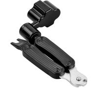 ChenQuanSarl-3 En 1 Enrouleurs De Corde De Guitare, Multifonctionnel Outil De Réparation Pour Guitare Ukulélé Mandoline, Coupe-Corde Et Extracteur De Broches De Pont, Pince Coupante Guitares Noir