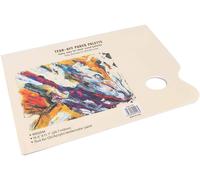 Chenquansarl-30 Feuilles Papier Palette, A3 Jetable Palette De Couleurs Assortie Peinture Pad Tear Off Peinture Palette De Mélange Papier Artiste Acrylique Peinture Fournitures De Mélange Pour Aquare