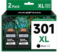ChenQuanSarl-301Xl Cartouches D'Encre Remanufacturées Remplacement Pour 301 Cartouches Noir Pour Envy 4500 5530 5532 Deskjet 2540 1510 1000 1050 2050 2544 Officejet 2620 4630