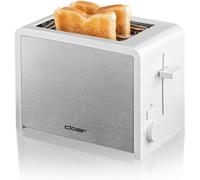 ChenQuanSarl-3211GrillePainPour2TranchesDeToastSupportPourPetitsPainsIntgrlevateurDeTranchesDePainTiroirMiette825WBotierEnMatirePlastiqueBlancAcierInoxydableBross