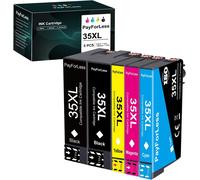 ChenQuanSarl-35Xl Cartouches Encre Pour 35 35Xl Pour Workforce Pro Wf-4725Dwf 4730Dtwf 4725Dwf Wf-4730Dtwf Wf4740 4740Dtwf 4720Dwf Wf-4740Dtwf Wf4730 Wf4725 Wf4720 Wf-4720Dwf (5 Pack)