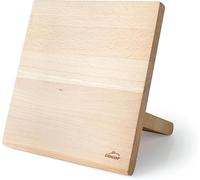 Chenquansarl-39039 - Porte-Couteaux De Cuisine Aimant, Bloc À Couteaux Magnétique, Jusquà 5 Couteaux, Bois De Hêtre Naturel, Design 100% Stable, 21x22.5cm