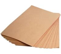 ChenQuanSarl-396007C Paquet Papier Kraft - 25 Feuilles Kraft Vergé Brun A1 59,4X84 Cm 90G - Double Face Pour Le Croquis Et Le Dessin