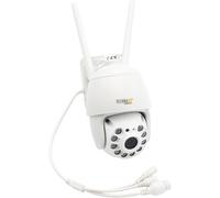 ChenQuanSarl-3Mp Wifi Pt Caméra Dome Tx-192 - Caméra De Sécurité Extérieure Fullhd Wifi Avec App - Détection De Mouvement, Fonction D'Alarme, Étanche Ip66, Vision Nocturne, Audio Bidirectionnel