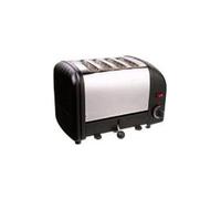 ChenQuanSarl-40344GrillePainClassique4TranchesEnAcierInoxydableFabriquLaMainAuRoyaumeUnilmentsProheatRemplaablesChauffeDeuxOuQuatreFentesDcongelerLePainMinuteurMcaniquePicesRemplaablesNoir