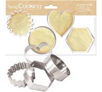 Chenquansarl-4emportepicesbiscuitsdcoupoirseninoxmoulespourpetitsgteauxaccessoiresptisserierondcannelcurhexagone2064
