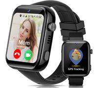 Chenquansarl-4g Montre Connectée Enfants, Montre Telephone Enfant Écran Hd De 1,83 Pouces, Appels, Appels Vidéo, Chat Vocal, Whatsapp, Wi-Fi, Gps, Sos, Étanche Ip68, Mode École, Podomètre, Réveil (No
