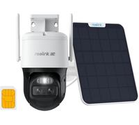 ChenQuanSarl-4K Ptz 4G Solaire Camera Avec Carte Sim, Suivi Auto & Zoom 6X, Deux Objectif, Projecteurs, Camera Surveillance Exterieure Sans Fil, Audio Bidirectionnel, Trackmix Lte+Panneau Solaire