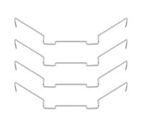 ChenQuanSarl-4Pcs 9Cm Boucle De Fil De Ventilateur De Dissipateur Thermique Cpu Clips De Ventilateur De Refroidissement Cpu Pour Ventilateurs À Arbre Creux Compatible Avec Jonsbo Cr1400 Cr1200