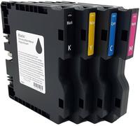 ChenQuanSarl-4X Compatible Gc41 Gc41K Lot Cartouches D'Encre Pour Ipsio Sg 2010L 2100 3100 7100 3110Sfnw