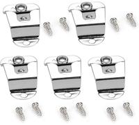ChenQuanSarl-5 Pcs Speaker Microphone Support De Microphone Suspendre Hang Up Clip Avec Vis Pour Tm471/Tm281 Pour Gm300/Gm950/Gm3688