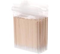 Chenquansarl-500pcs Cotons-Tiges, Cotons-Tiges Pointus, Petits Cotons-Tiges, Manche En Bois, Pour Tatouage, Sourcil, Beauté, Maquillage, Ongles