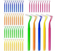 Chenquansarl-50pcs S Interdentaires, S Dentaires Pour Interdentaire Entre Les Dents Et Les Gencives, À Interstices Avec Poignée Antidérapante, Entretien Orthodontique Universel Des