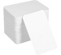 Chenquansarl-54 Pièces Carte Épaisse Papie,Cartes Vierges Blanches Poker,Games Taille De Poker Cartes Vierges,Cartes De Jeu De Société,Pour Diy,Vocabulaire,Mes , Cadeau Bricolage,Jeu Ou Voeux,
