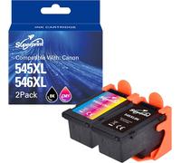ChenQuanSarl-545 546 Xl Lot De Cartouches D'Encre De Rechange Pour Canon Pg-545 Cl-546 545 546 Xl Pour Pixma Ip2850 Mg2450 Mg2550 Mg2550S Mg2950 Mx495 Tr4550 Tr4650 Ts200 5 Ts30. 5 Ts3350 Ts3450