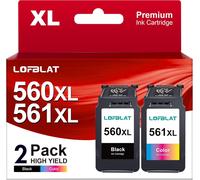 ChenQuanSarl-560Xl 561Xl Cartouches D'Encre Remplacement Pour Canon 560 Xl Cl-561Xl Pour Canon Pixma Ts5350 Ts7450I Ts5350A Ts7450 Ts5350I Ts5300 Ts5351 Ts5351A Ts7451A (Noir Tri-Colore, 2-Pack)