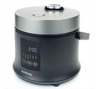 ChenQuanSarl-58011 Cu ur À Riz Eletrique Et Cu ur Vapeur Avec Fonction Maintien Au Chaud Marmite Amovible Écran Led Avec Boutons Tactiles Minuterie 24 Heures Verre Doseur Et Cuillère À Riz