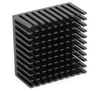 ChenQuanSarl-5Pcs Dissipateurs De Chaleur En Aluminium 40X20X40Mm Module De Radiateur À Ailettes Refroidisseur Pour Transistors D'Amplificateur À Haute Puissance(Noir)