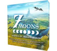 Chenquansarl-7 Moons Heroes Of Dragon Reach ¿ Un Jeu De Société D'aventure Fantastique De Style Donjons Et Dragons Pour 1 À 4 Joueurs Un Jeu De Quête De Stratégie Magique Échangez, Livrez Et Défe