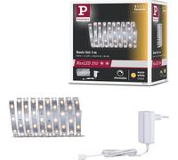 ChenQuanSarl-79852 Led led 250 Kit De Base 3 M Blanc Chaud Ip20 Incl. 1X12 Watts Argent Strip Bande Lumineuse 2700 K, Matiã?re Plastique, 12 W