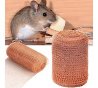 ChenQuanSarl-9 Mètres Grillage En Cuivre Piège À Souris Bricolage Filet Anti Rat, Pour Combler Espaces Autour Des Jardins Garages Tuyaux, Etc. Contrôlez Les Souris, Les Escargots Et Les Petits Rongeu