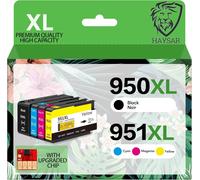 ChenQuanSarl-950Xl 951Xl Cmyk Combo Pack De Cartouches D'Encre Haute Capacité Compatibles Avec 950Xl 951Xl Pour Officejet Pro 251Dw 276Dw 8100 8600 8610 8615 8620 8625 8630 8640 8660 Cm752A Cm7440 9A