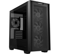 ChenQuanSarl-A21 Plus Tg Argb Black, Boîtier Micro-Atx, Prend En Charge Les Cartes Mères Avec Connecteurs Cachés, Radiateurs De 360 Mm Et Cartes Graphiques De 380 Mm, 4 Ventilateurs Argb Préinstallés