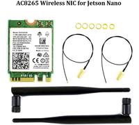 ChenQuanSarl-Ac8265 Wireless Nic Dual Mode Wireless Card For Jetson Nano, Supports 2.4Ghz / 5Ghz Dual Band Wifi And Bluetooth 4.2, 300Mbps / 867Mbps, Support Linux, Windows 10/8.1/8/7