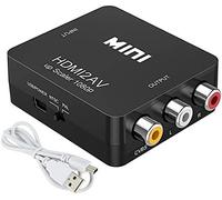 ChenQuanSarl-Adaptateur Hdmi Vers Rca, Convertisseur Av 1080P Pour Tv Hd, Pc, Ordinateur Portable, Xbox, Vhs, Vcr, Lecteurs Dvd - 3Rca Audio Vidéo Composite Cvbs - Support Pal/Ntsc