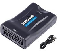ChenQuanSarl-Adaptateur Péritel Vers Hdmi, 720P/1080P Vers Hdmi, Convertisseur Audio Full Hd Pour Hdtv, Moniteur De Vidéo, Projecteur Stb, Vhs, Xbox Ps3, Sky Blu-Ray Dvd