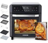 ChenQuanSarl-Air Fryer Mini Four 12L, Friteuse Sans Huile 1800W, Fonctions 11 En 1 Avec Airfryer, Déshydrater, Réchauffer Et Keepwarm, Friteuse Electrique Inclusifve Livre De Reccetes Et 6 Accessoire