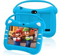 ChenQuanSarl-Android Tablette Educative Enfant 7 Pouces Tablette Enfants Avec Wifi Bluetooth Contrôle Parental Quad Core 32 Go Rom Applications Préinstallées (Bleu)