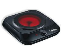 ChenQuanSarl-Ar1F401 Plaque De Cuisson Électrique En Vitrocéramique 5 Niveaux De Puissance Compatible Avec Toutes Les Casseroles Cuisinière Électrique Portable De Camping, Noir